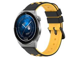 Pulseira De Silicone Poroso Bicolor Para Huawei Watch Gt3 Pro 46mm 22mm