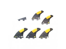 Fin Global Series Spectrum Driver 6 Unidades Amarelo Sshapers