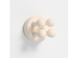 Organizador de capas com gancho de silicone sem pregos (vendido em embalagem com 2 unidades, Cinza Sorveira)