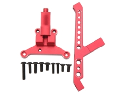 Suporte Frontal De Chassi Em Liga De Alumínio Para Carro Rc Traxxas Sledg 4wd 1/8 Vermelho