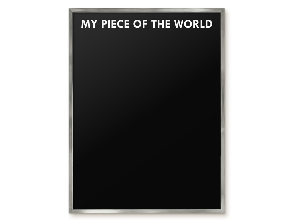Magnetic Wall Board My Piece Of The World For The Office Espelharte (60x80 Cm)