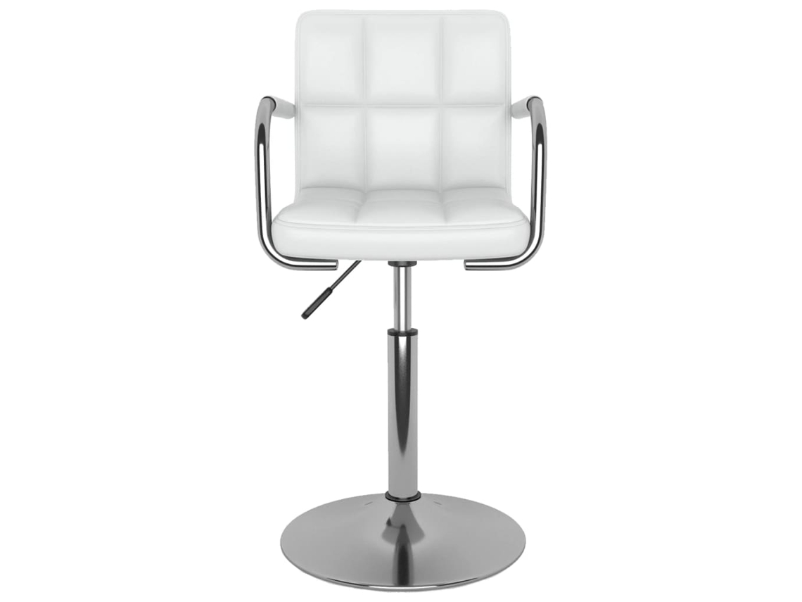 Cadeiras de Jantar Giratórias 4 peças Couro Artificial Branco MAISON EXCLUSIVE