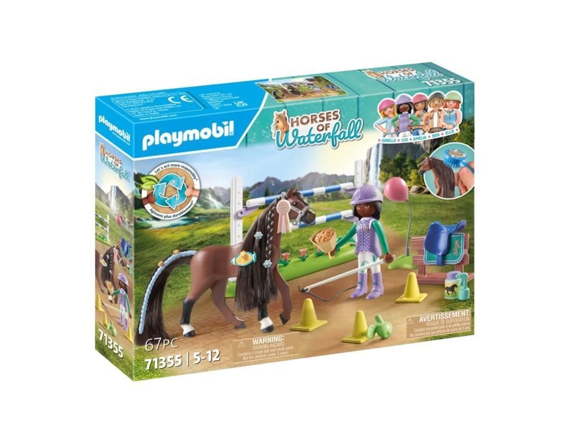 Playmobil 71355 Salto De Cavalos Com Zoe E Blaze