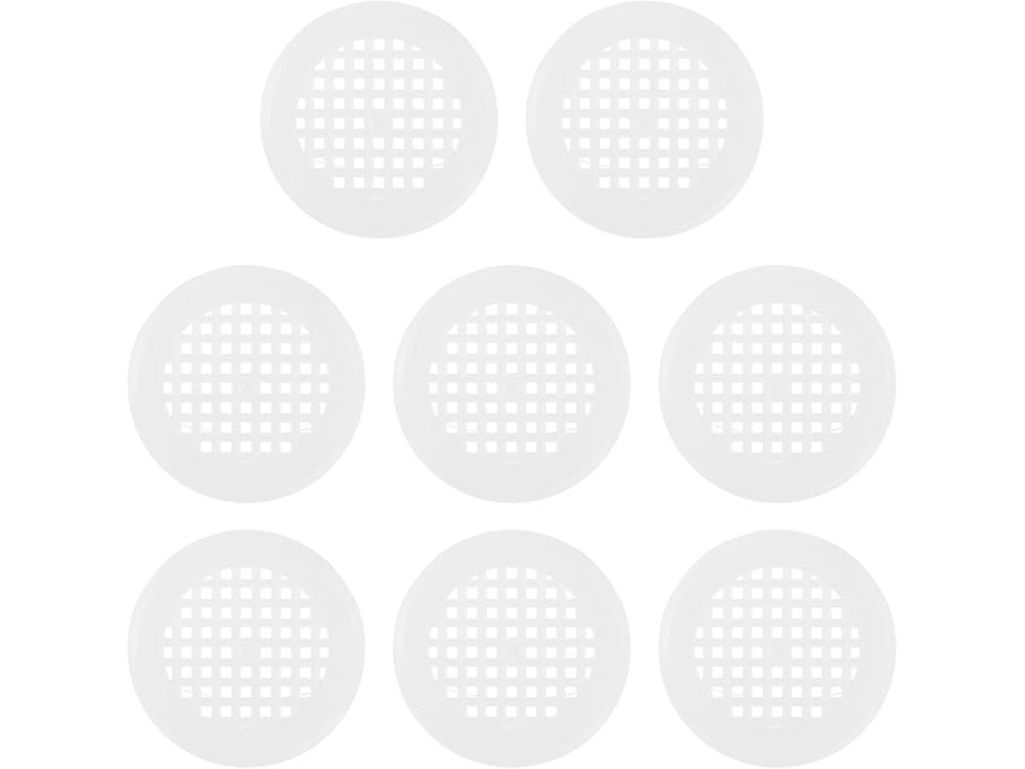 8 Peças 1.4 Polegadas 45mm Redonda Tampa De Ventilação Branca
