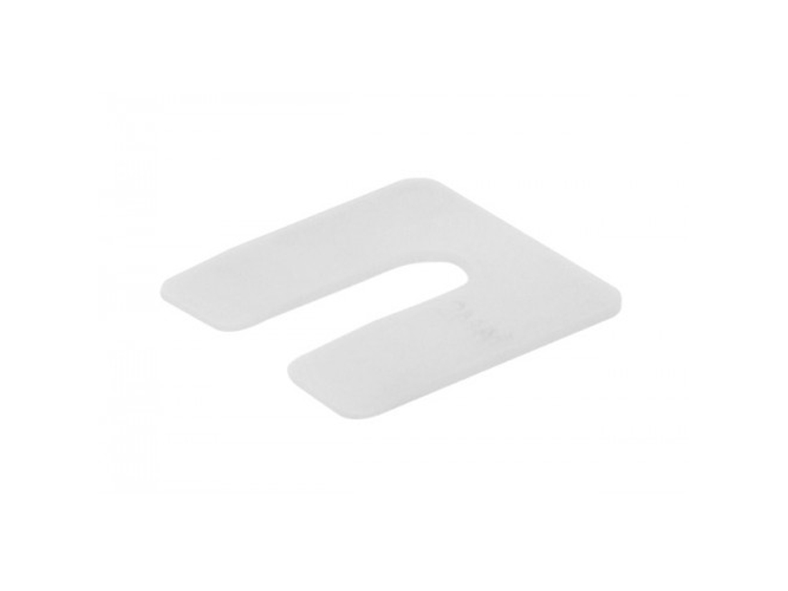 Calços de Enchimento 1Mm Branco Saco 96 Peças WOVAR