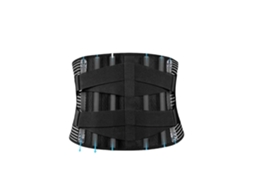 Lurelia Suporte Lombar Para Costas Ergonómico Memória Preto V1009