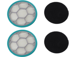 Kit De Substituição Filtro Ar Eficiente Com Esponja Para Aspirador Pó