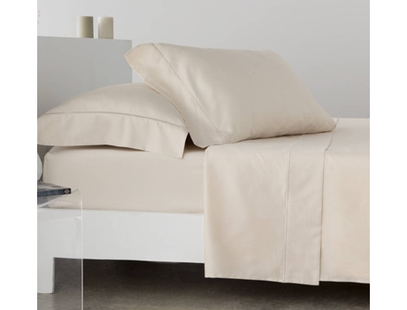 Conjunto de Lençois COTTON ARTEAN (Bege - Cama de 150 cm - Bambú)