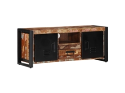 Móvel Tv 100x30x40 Cm Madeira Maciça Recuperada Dkd Home Decor