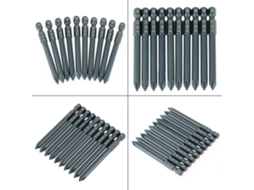 Conjunto De Pontas Ph1 Em S2 Steel, 75mm, Marca Laxiscreed Com Encaixe De 1/4"