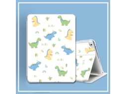 Capa Para Ipad De 11ª Geração (a16) De 11 Polegadas, Estrutura Flexível Em Tpu, Airbag Anti-queda Com Desenho De Pequeno Dinossauro. Siurn