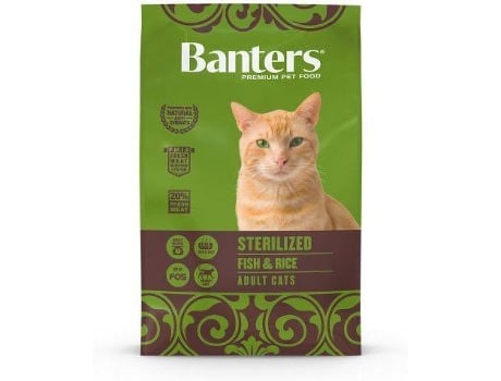 Ração para Gatos  (8 Kg - Seca - Esterilizados - Sabor: Peixe)