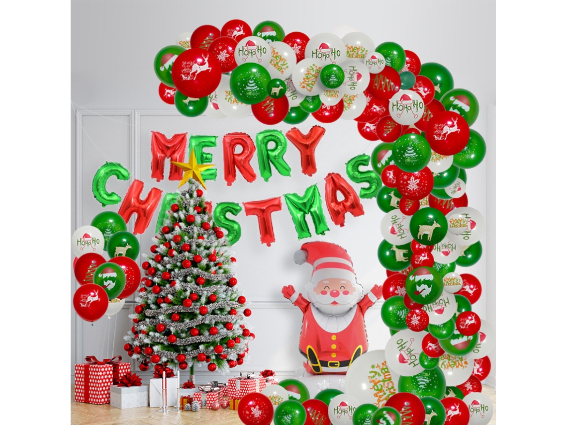 Kit de Arco de Balões de Natal Balões para Decoração de Festa de Natal NEVEANCE