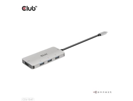 Hub Club3D Hub USB 3.2 Gen 2 3.1 Gen 2 Tipo C Csv-1547
