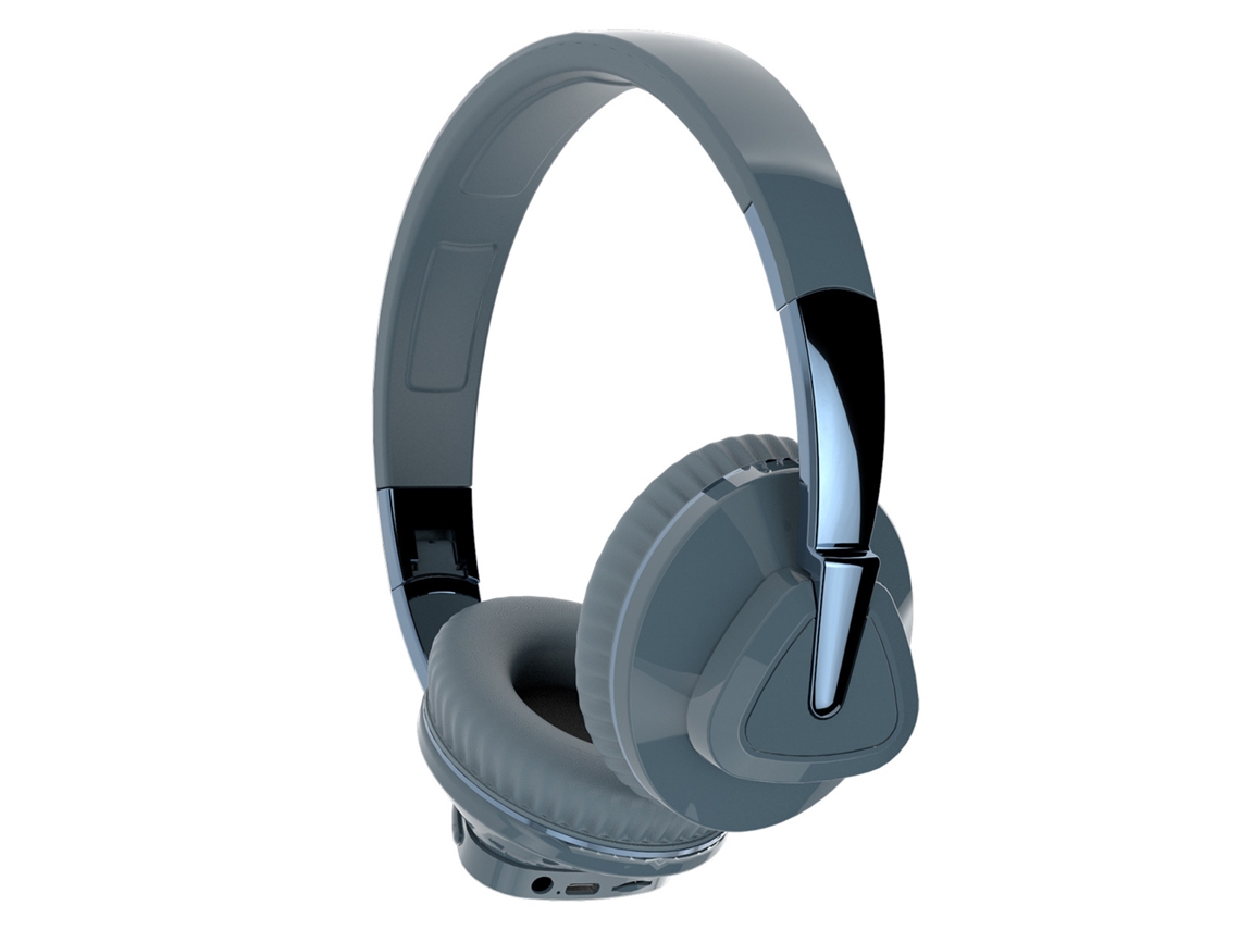 Aetheria fone de Ouvido Bluetooth Sem Fio com Baixo Pesado Estéreo Macio Confortável para Celular e Computador Azul