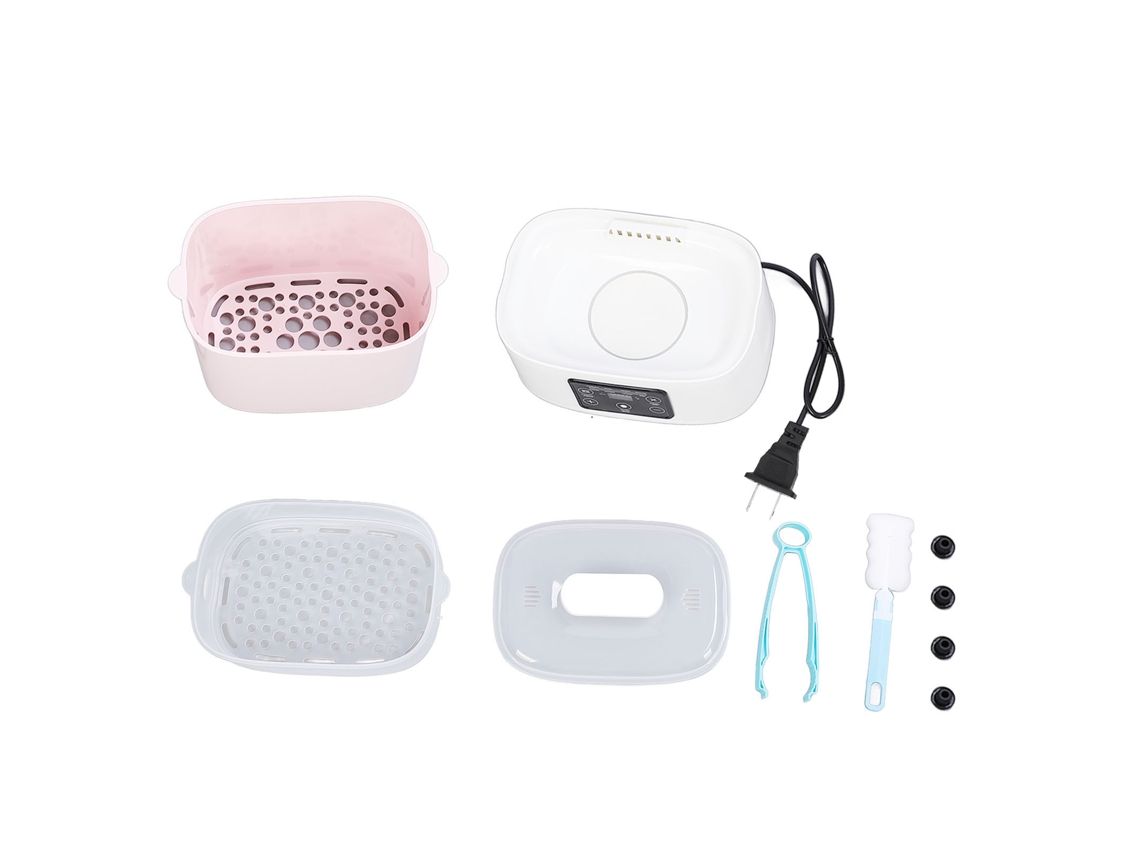 Esterilizador e Secador de Frascos de Leite com Ecrã Led e Desligamento Automático Rosa 110v LAXISCREED