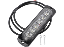 Luzes Estroboscópicas Ultrafinas Automáticas De 6 Leds Para Veículos