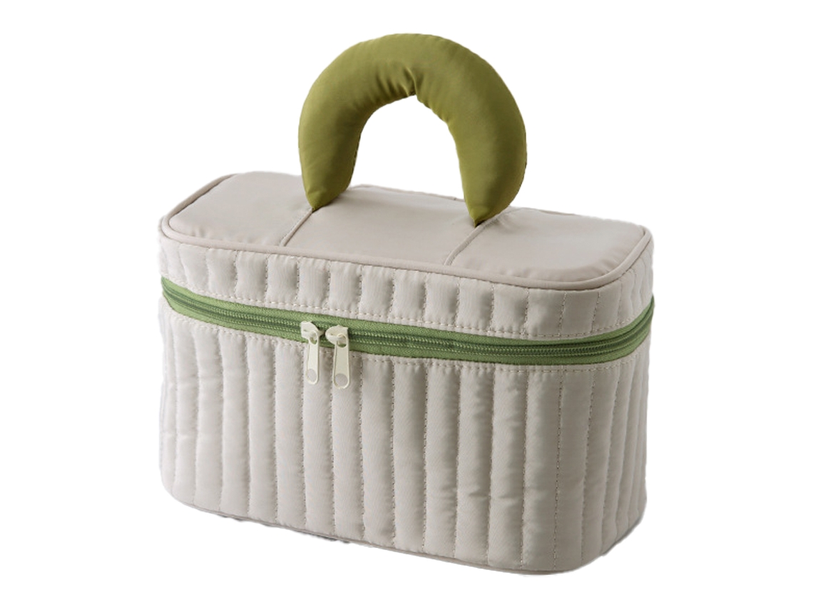 Bolsa de Maquiagem para Viagem Grande Organizador Cosmético em Poliéster Imitando Nylon NEVEANCE