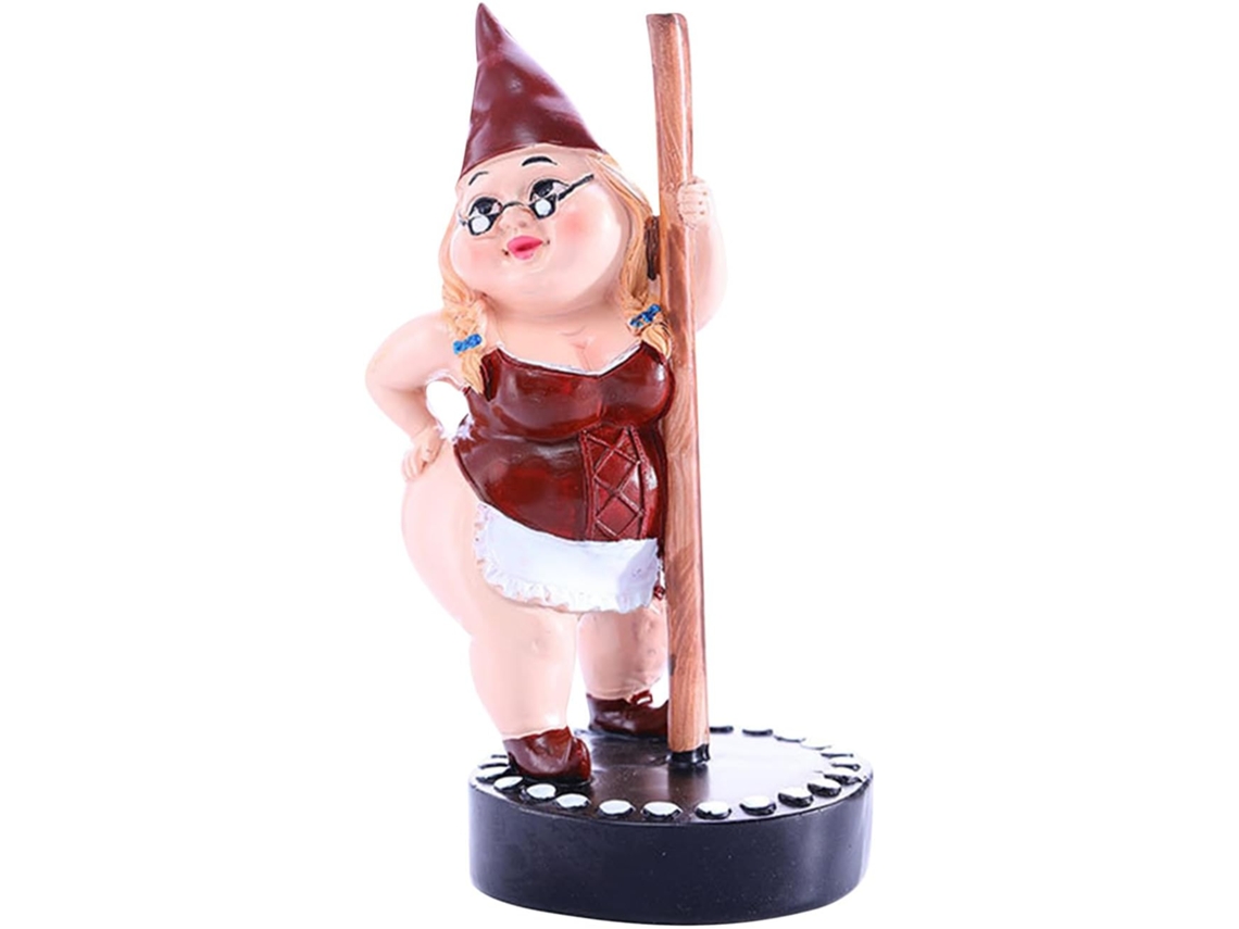 Pole Dance Figura de Jardim Feita de Resina, Figura Divertida para Varanda, Escultura para Exterior, Pintada À Mão, CHABERLU