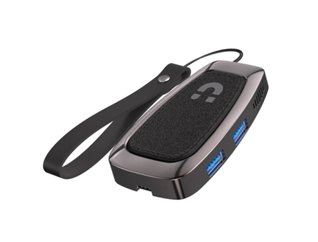 Hub Usb UNITEK Q4 D1053A Preto Alumínio