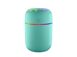Humidificador VANJL Difusor de Óleo de Aroma Pulverizador de Névoa 300Ml-Verde
