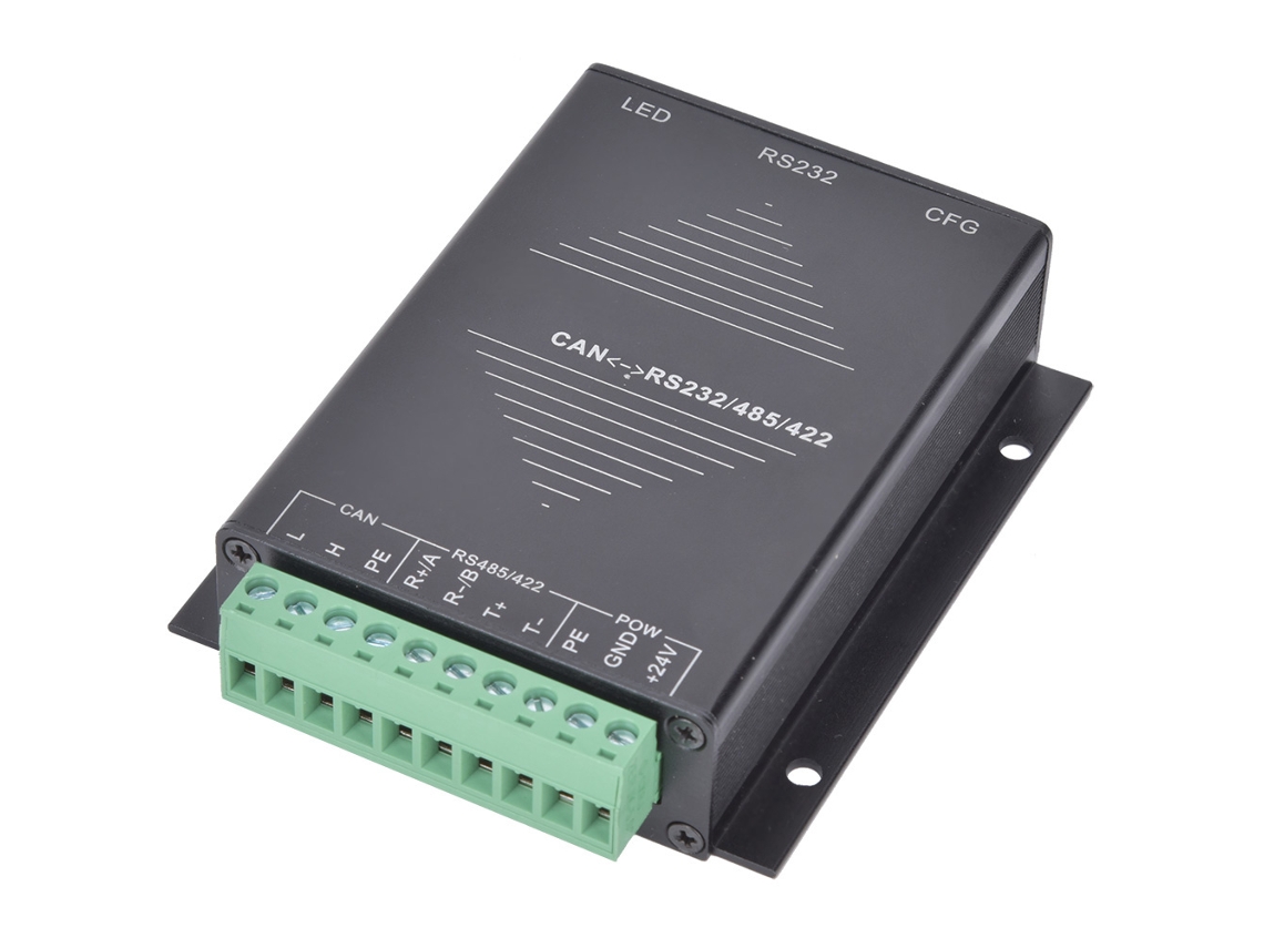 Conversor industrial RS232/RS485/RS422 para porta serial CAN com transmissão transparente DC9-36V