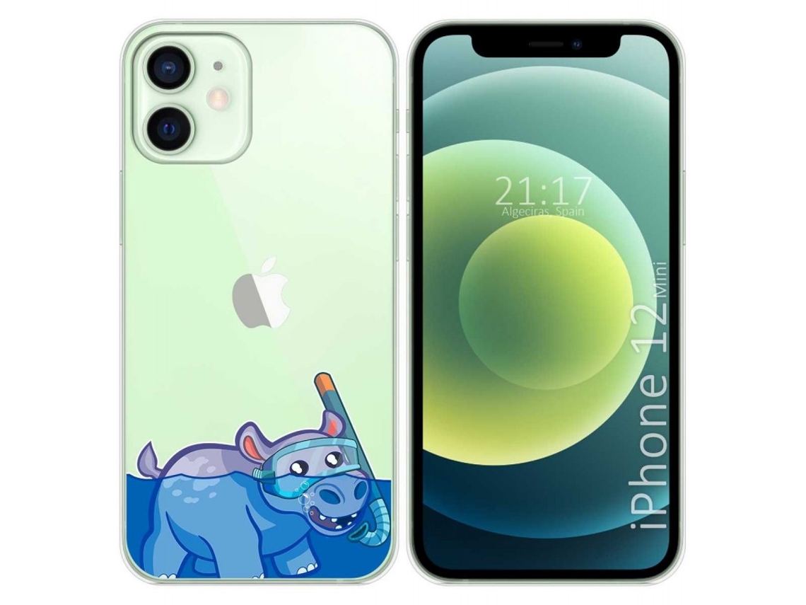 Capa iPhone 12 Mini (5.4) TUMUNDOSMARTPHONE Desenhos Transparente Multicor