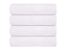 Vidaxl Toalhas De Banho Frogn 4 Pcs 100x150 Cm 360 G/m² Branco
