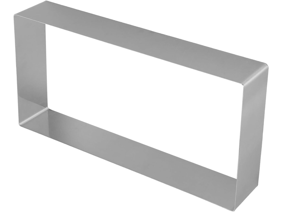 Forma Retangular De Aço Inoxidável Para Assar Bolos E Tortas, Design Profissional E Fácil De Desenformar, Ideal Para