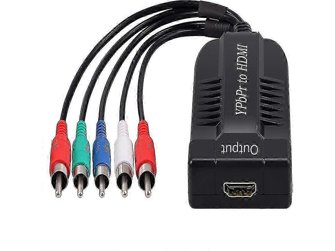 Conversor De Componentes Para Hdmi Adaptador Ypbpr Para Hdmi Com Suporte A 1080p E Seleção De Resolução. Aquaforge
