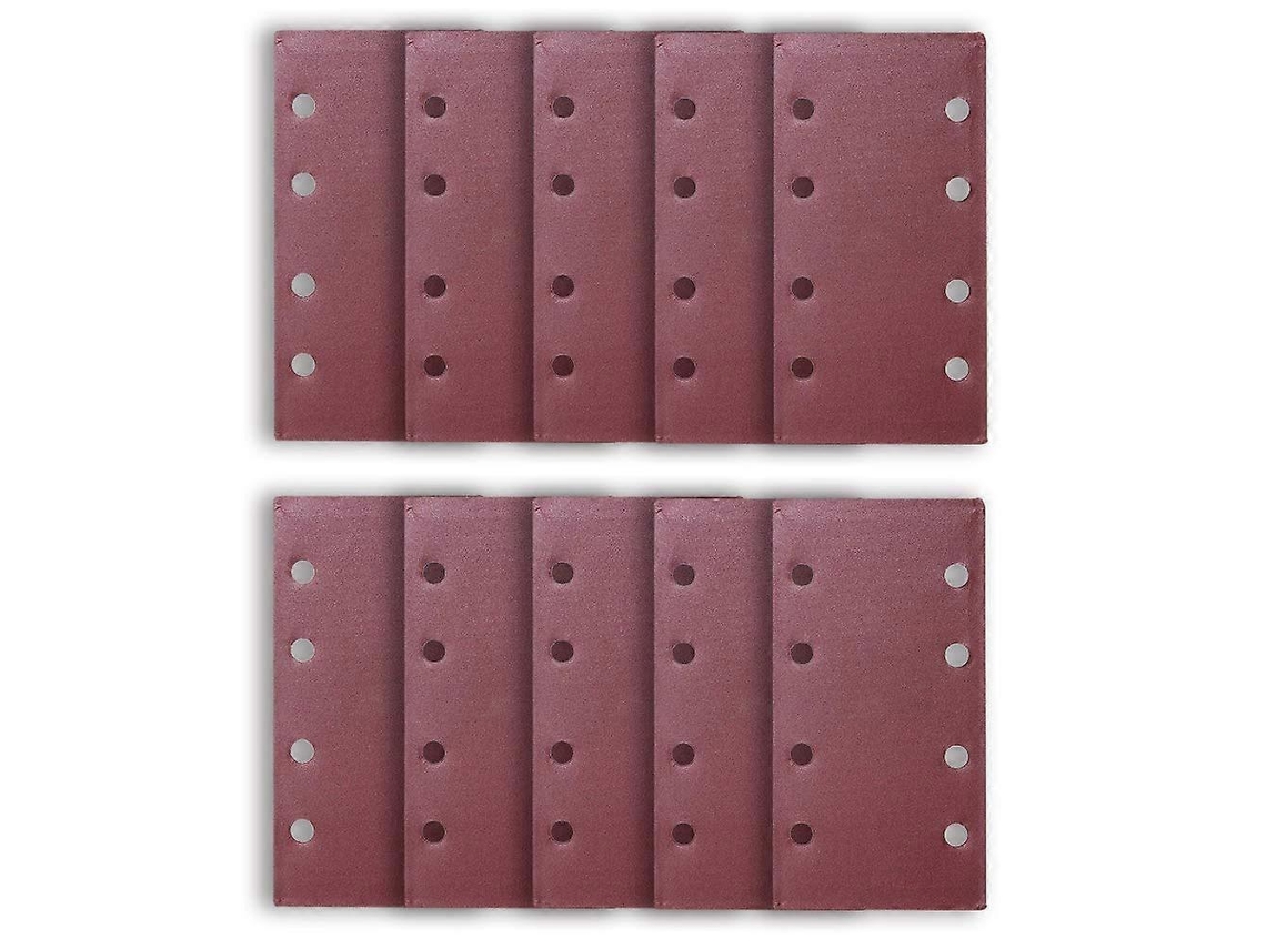 Conjunto de 10 lixas 93x185mm, grão 400 BRILVIBERA