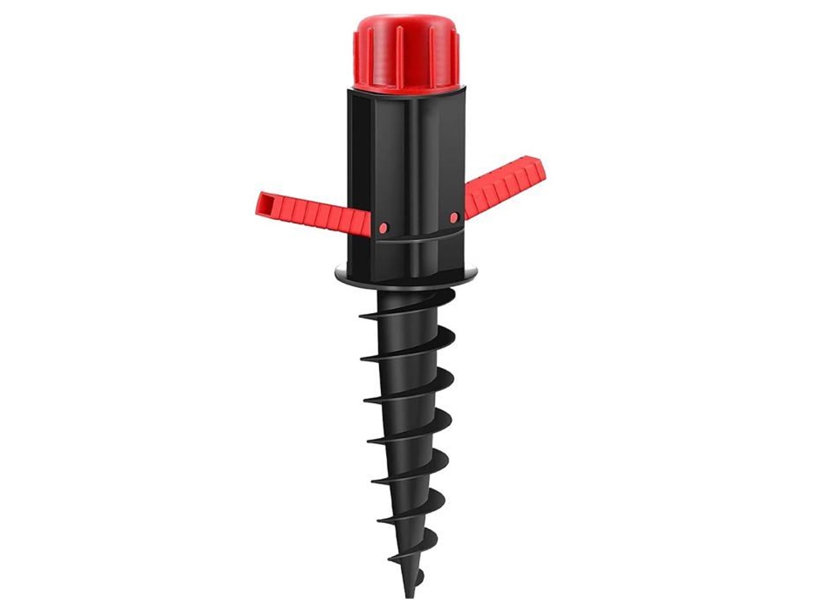 Marbueno Pincho Parasol Plástico Preto 37x6x6 Cm Praia E Jardim 10505