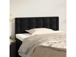 Vidaxl Cabeceira De Cama Veludo 100x5x78/88 Cm Preto