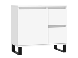 Armário de Casa de Banho Derivados de Madeira Branco MAISON EXCLUSIVE (65x33x60 cm)