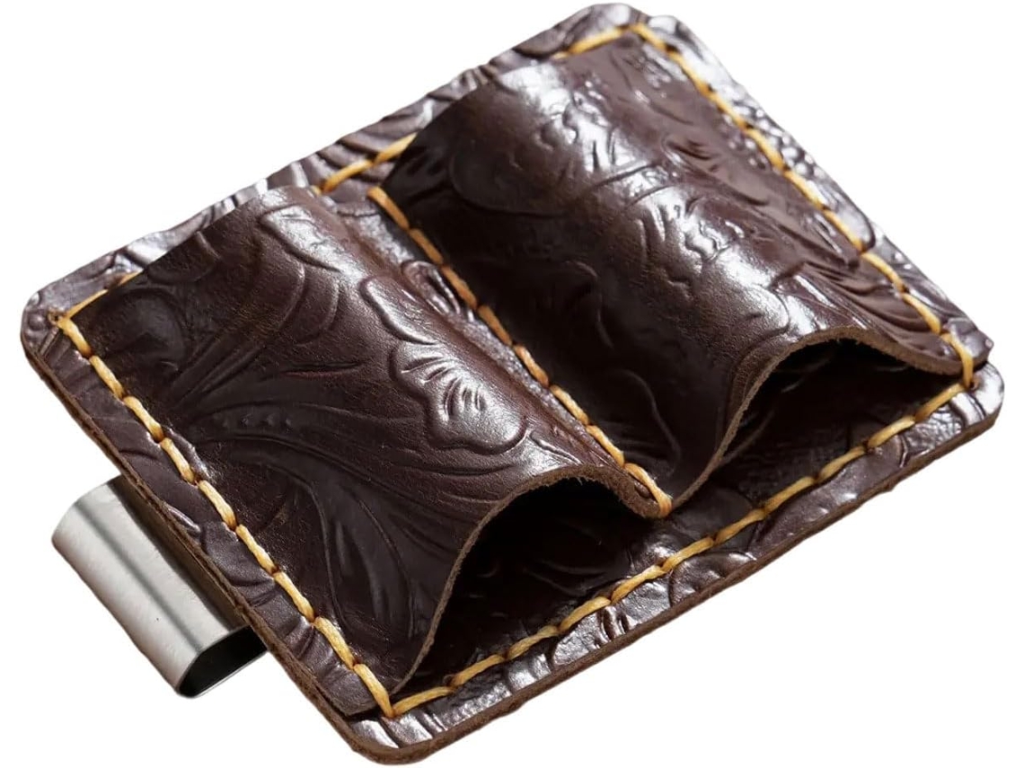 Estojo para Caderno, Porta-Lápis com Bolsa, Caneta com Dois Compartimentos para Diário, Agenda e Caderno