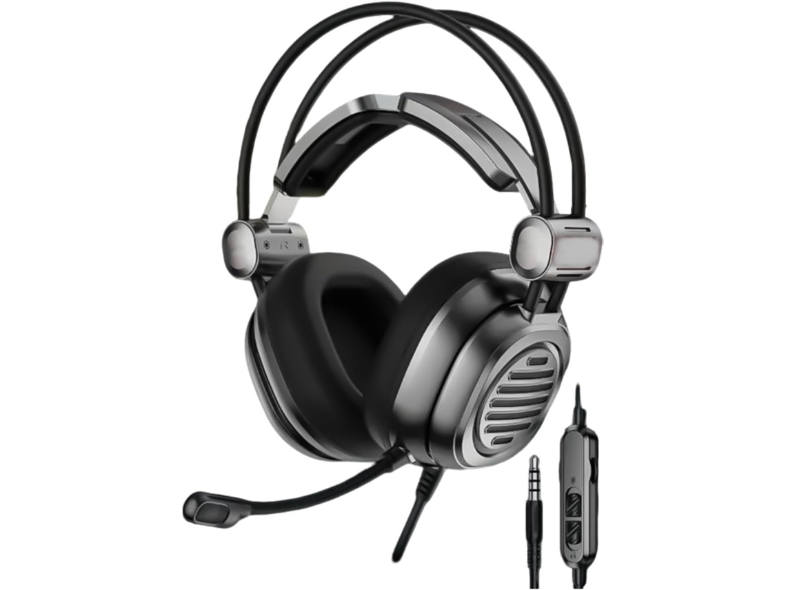 Fones De Ouvido Para Jogos Com Fio, Modelo Over-ear, Driver 53 Mm Som