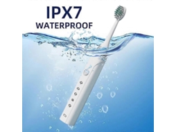 Escova De Dentes Elétrica Com Carregamento Usb - 5 Modos De Escovação E 6 Cabeças De Escova - Resistente À Água Ipx7