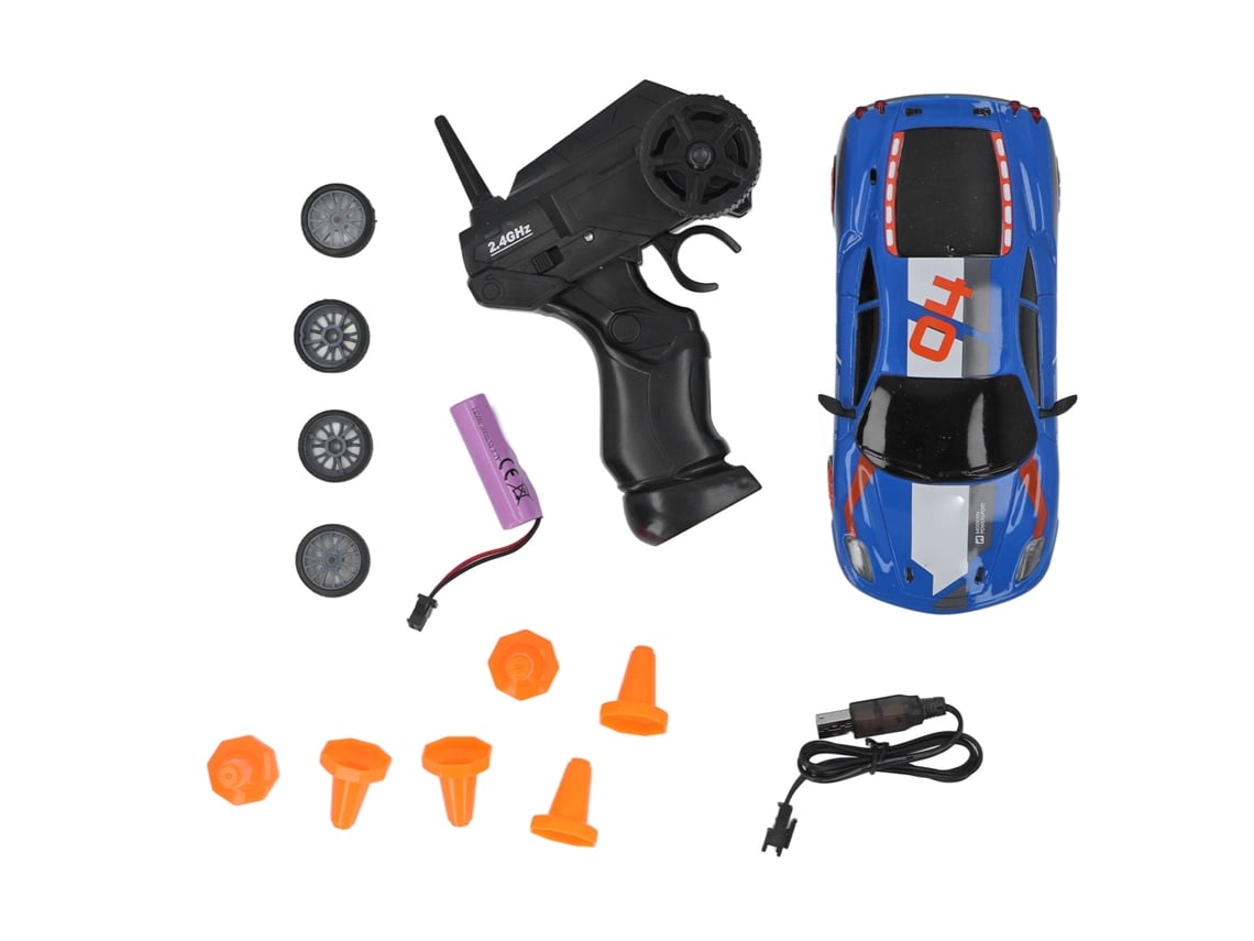 Ats coche de Controle Remoto 4wd 15km/h Alcance 35m Recarregável 1/24 Brinquedo Rc para Crianças e Adultos