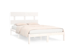 Bed Frame, Bed Frames Vidaxl Branco Madeira (200 X 200 Cm)