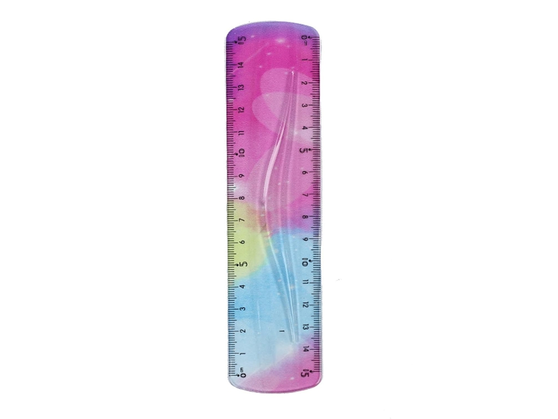 Réguas Inquebráveis Pvc Flexíveis Com Compressão De 15cm Ideal Para Estudantes E Designers Medidas Precisas Em
