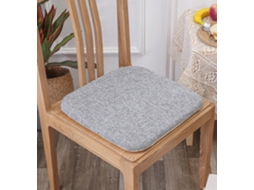 Conjunto De 2 Almofadas Antiderrapantes Para Cadeiras Cozinha Com Capa Removível Zíper, Almofadas Quadradas Duráveis