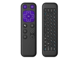 Controle Remoto Bluetooth T6 Sem Fio Com Comando De Voz, Giroscópio E Sensor Somatossensor, 2.4g, Modo Duplo, Preto