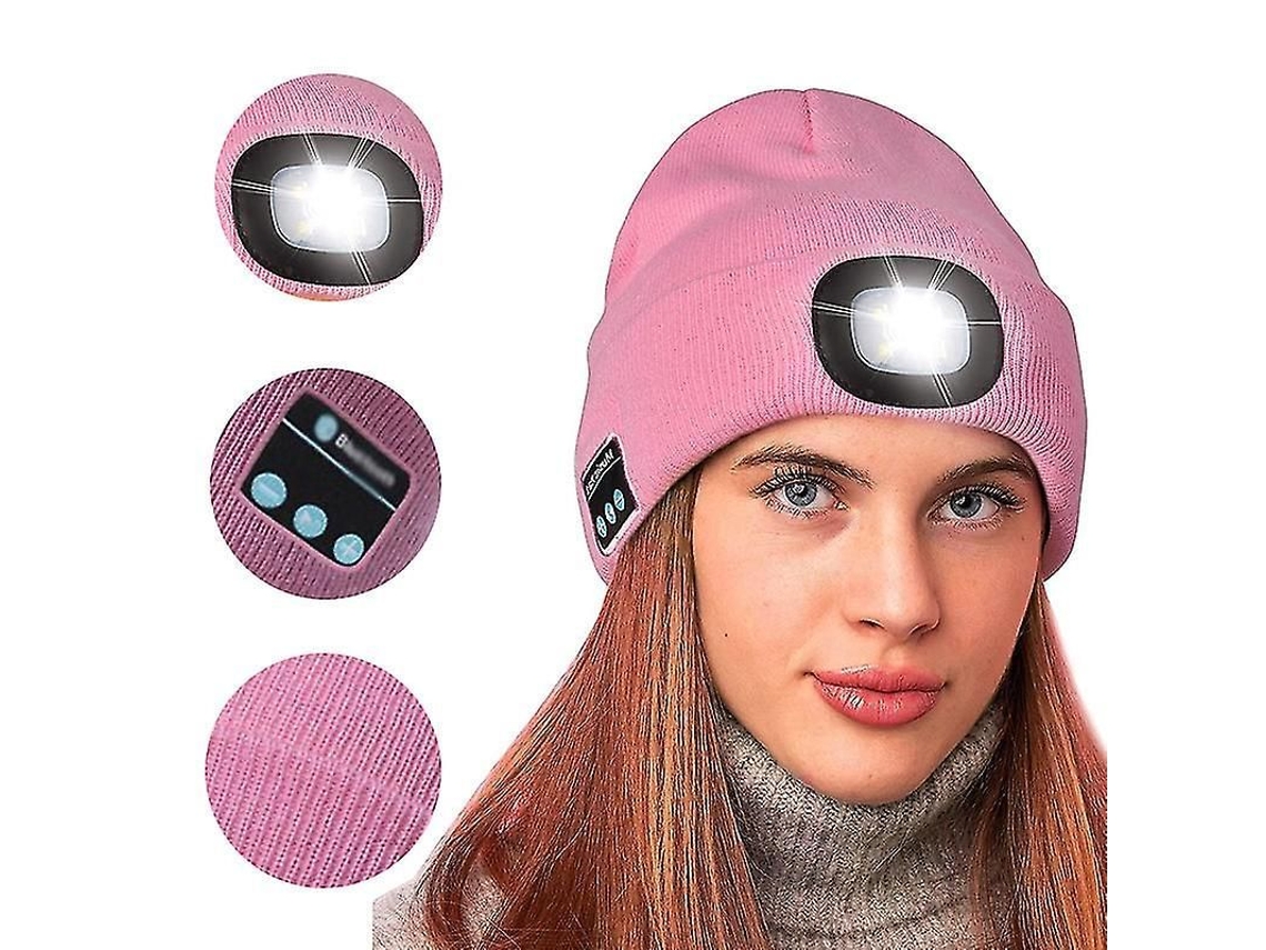 2026 gorro de Punto Unisex com Bluetooth, Alto falantes e Luz Led, Presente de Natal para Homens e Mulheres