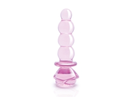 Plug Anal DREAM TOYS Glaze Glass (Cor de Rosa - Ø 3 cm)