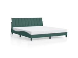Bed Frame, Bed Frames Vidaxl Verde Madeira Processada (180 X 200 Cm)