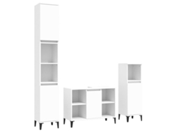 Bathroom Furniture Set, Bathroom Furniture Sets Vidaxl Branco Madeira Processada (n/a)