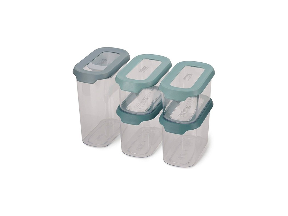 Conjunto de 5 Recipientes Armazenamento - Cupboardstore JOSEPH JOSEPH