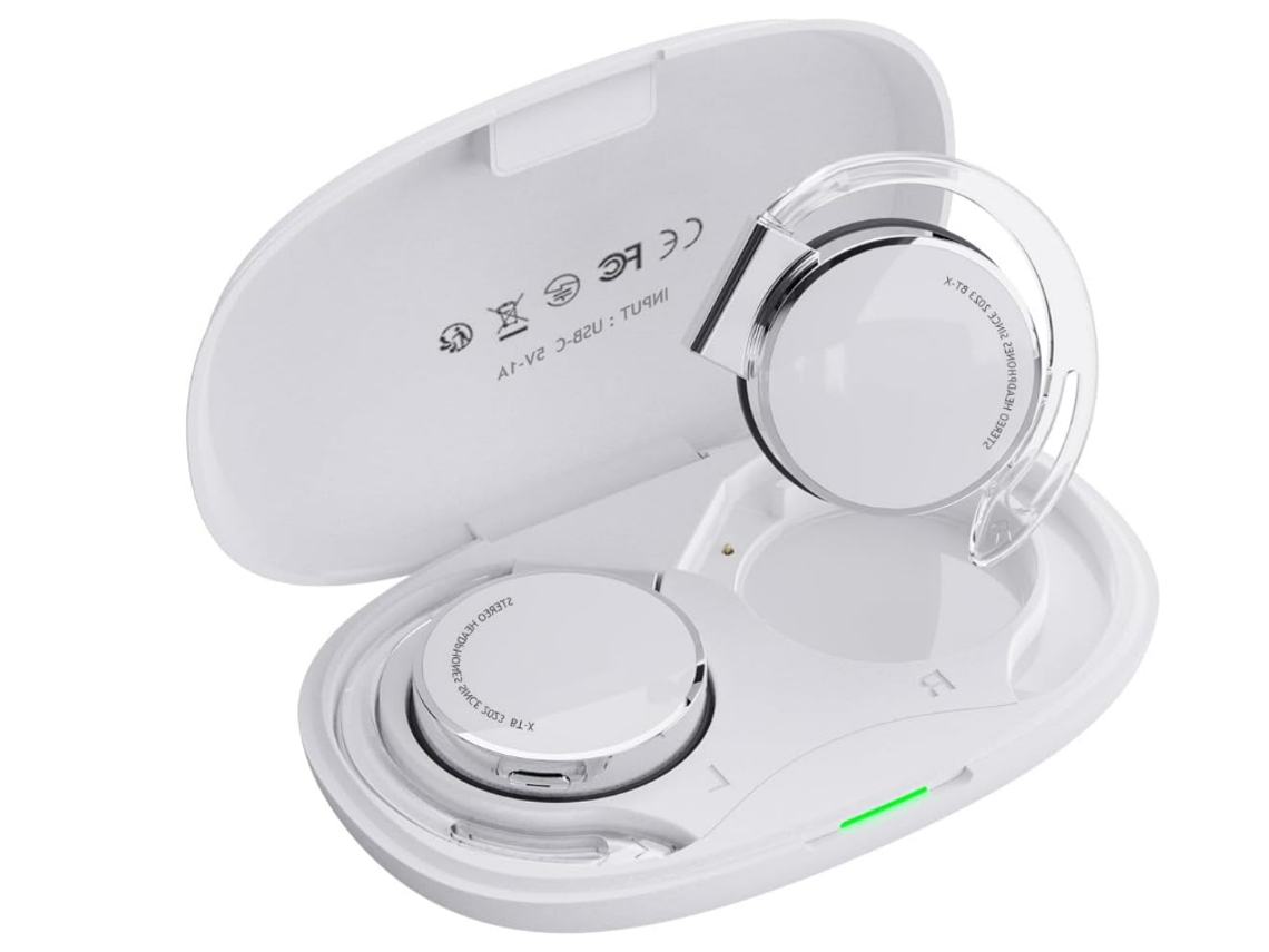 Fones Infantis Sem Fio com Cancelamento de Ruído, IPX6, Intra auricular, Toque, Graves Preto JIAPEI