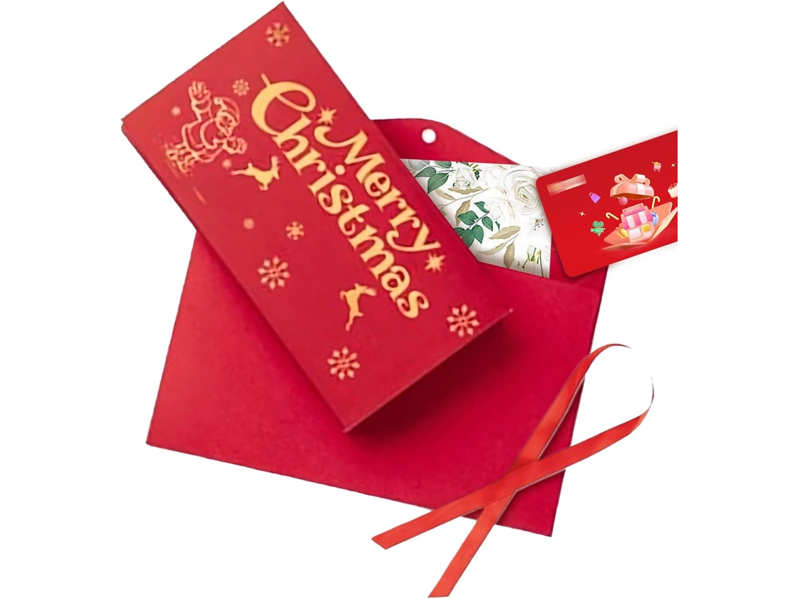 Envelopes Para Dinheiro, Porta-cartões E Porta-notas De Natal Para Homens E Mulheres |