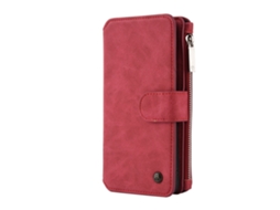Capa Carteira Samsung S7 Edge LAXISCREED Couro Vermelho